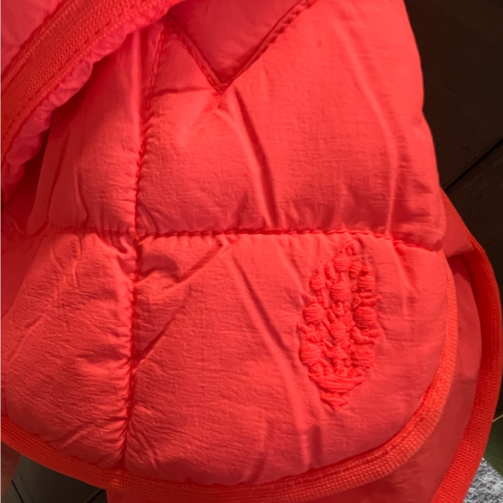 FP Movement Bright Orange Puffer Jacket - Pippa Packable Puffer Jacket - Picture 10 of 12